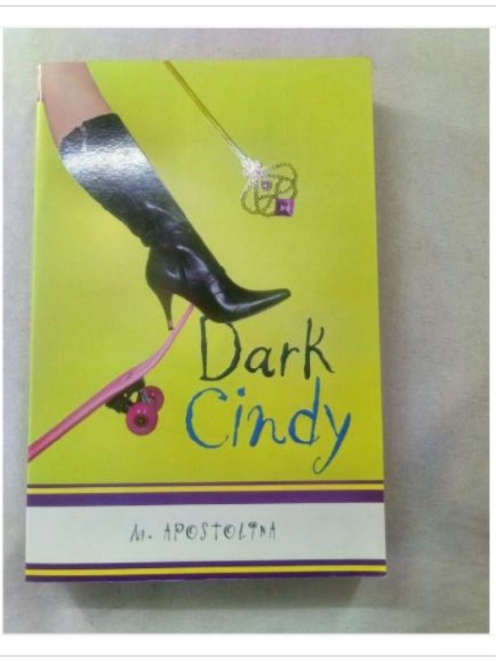 Dark Cindy M. Apostolina First Edition Paperback Book Vintage Novel Read